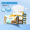 4-Pack, Pure Cotton Cleaning Tissues, Skin-Friendly, Wet or Dry Use