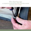 Sling Rail End Caps, Furniture Sliders, Fits Agio Brand Patio