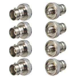 QLXHBOT 8Pcs SMA Female to BNC Female Convert Adapter for Two Way Radio BaoFeng UV-5R FD-880