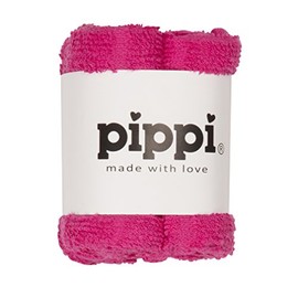 Pippi Set of 4 Terry Cloth Wash Cloths in Pink 27 x 27 cm