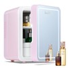 Iceblue Skincare Fridge With Dimmable LED Light Mirror, Mini Beauty