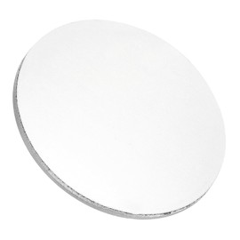 PATIKIL 1060 Aluminum Sheets and Plates, Dia.100mm / 3.94mm Thick 1/5" (6 Gauge) Aluminum Metal Discs Stamping Blanks for Crafting Industry Metal Stamping, Silver Tone