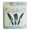 Cook Shop 207030015 Slice Baby Tea Towels, Polyester, Pale Blue