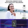 FULAIM Wireless Lavalier Microphone with Charging Case, Dual Channel System,