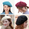 RuiChy Women Vintage French Beret Beanie Elegant Soft Stretchy Cap