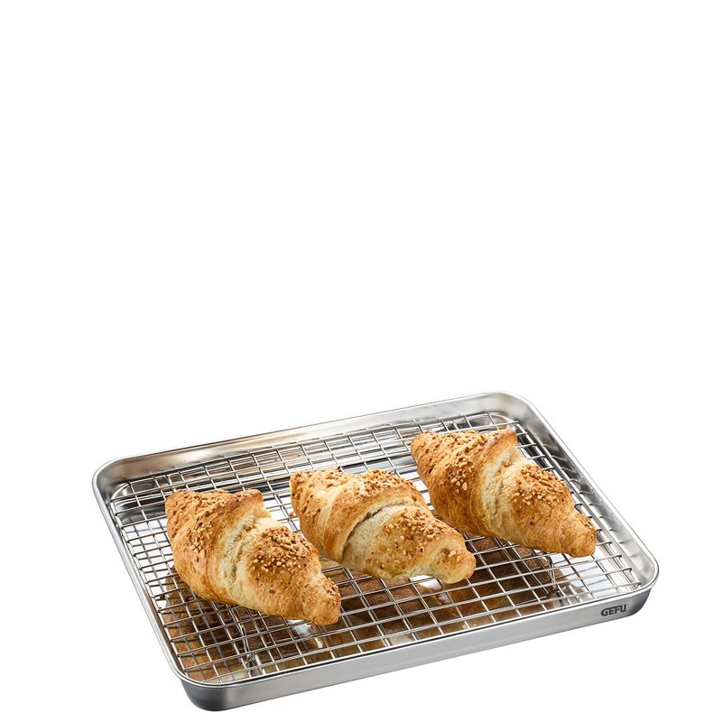 GEFU VARIADO Baking Tray 31.5 cm with Stainless Steel Cooling