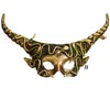 Medusa Costume Headdress Masquerade Mask Cosplay Horns Headpiece Antlers Raven
