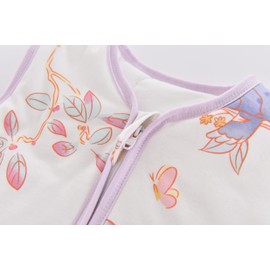 Chilsuessy Winter Baby Sleeping Bag with Feet 2.5 TOG Warm Baby Sleep Sack with Legs 100% Cotton Toddler Wearable Blanket Walker Sleep Sack for Boys and Girls, Spring magpie, 80cm/2-3 Years