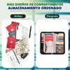 Porta Pasaporte de Cuero PU, Porta Pasaporte con Bloqueo RFID