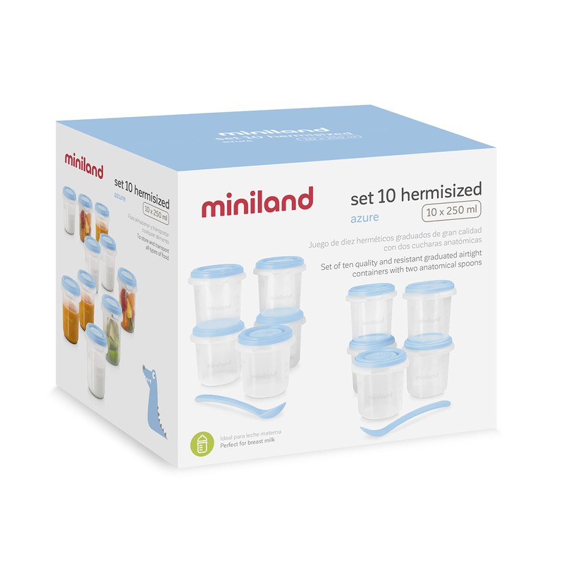 Set 10 HERMISIZED Azure