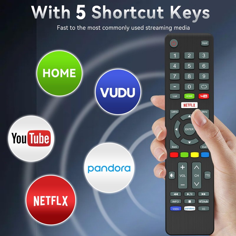 New Replacement Element TV Remote Control for Element Smart TV
