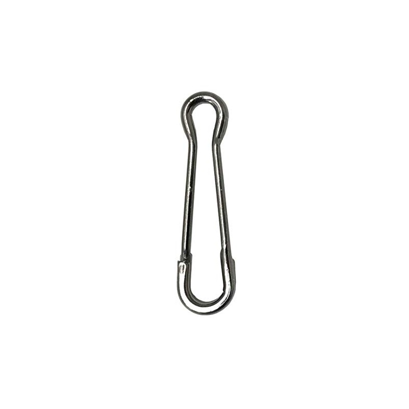 Orurdo qb500037a06n01 Snap Hawaii Hook #6 50 Pieces Chrome Black