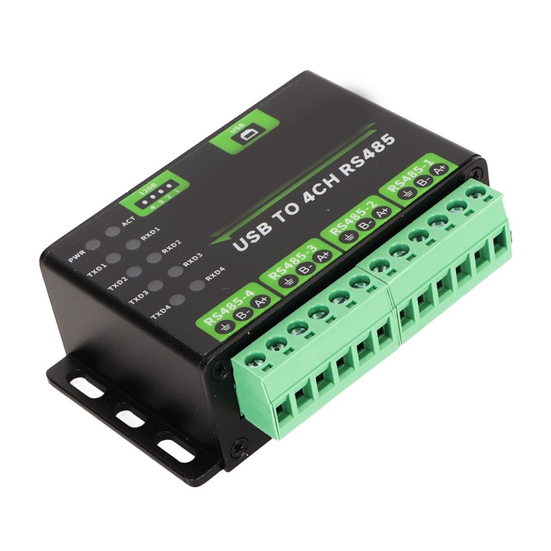 USB to 4CH RS485 Converter Onboard TVS Anti Thunder 120R