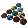 Flat Cones Spot Markers Numbered Floor Spot Markers Set Soccer