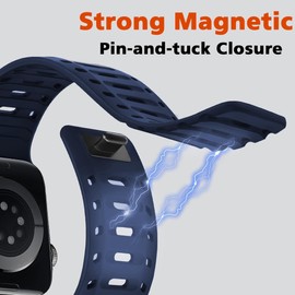 Compatible with CMF Watch 3 Pro Bands, New Sweat-Proof Sport Silicone, Breathable Unisex Strap Compatible with CMF Watch Pro 1, 2, 3 Pro Smartwatch (Blue, 22mm size band)
