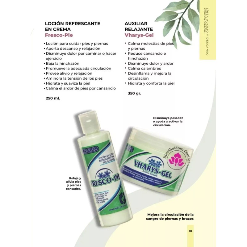 Florigan Fresco Pie Loción Refrescante En Crema Florigan® 250ml.