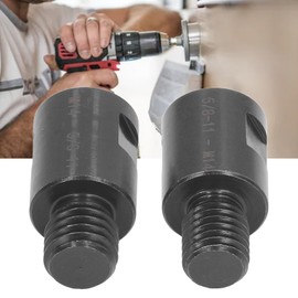 Adaptador de Rosca 2 Piezas Convertidor de Mandril para Torno Compatible con 5/8" y M14 Accesorio para Herramientas de Carpintería y Bricolaje
