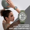 Waterproof Pedometer Watch for Senior Non Bluetooth No App Required
