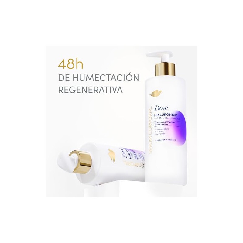 DOVE Srum Corporal en Crema Dermo Renovador con cido Hialurnico