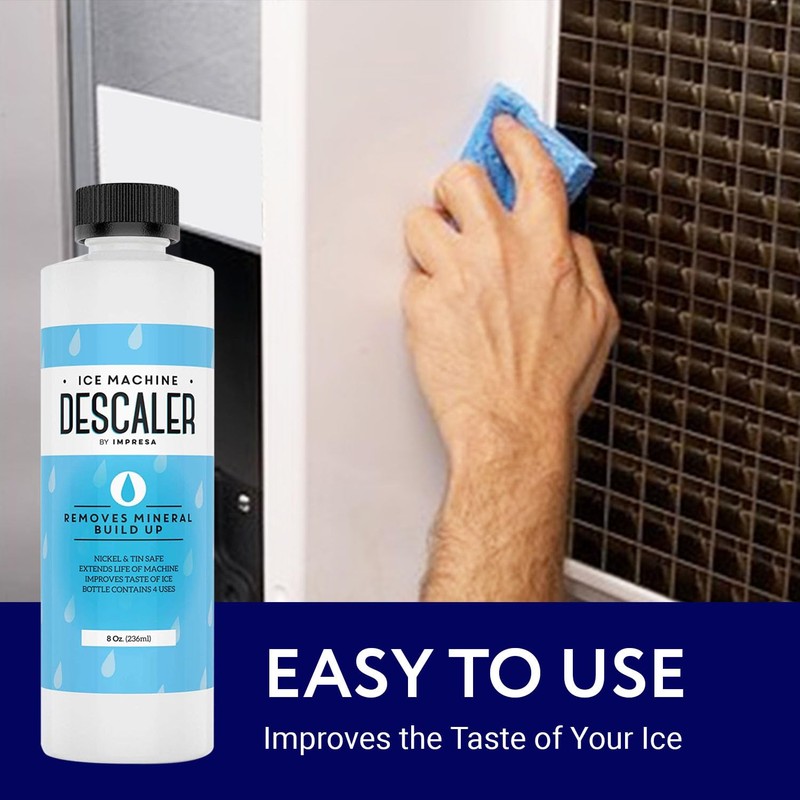 IMPRESA Ice Machine Cleaner Descaler - 8 Fl Oz -