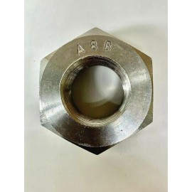 accurate 1"-8 Thread 304 Stainless Steel Extra-Wide Hex Nut Heavy (1-5/8 wide) 1 inch A8