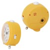 Casio TQ-149-9JF Alarm Clock, Desk Clock, Yellow, Analog, Small, Snooze,