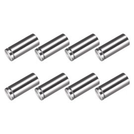 METALLIXITY Sign Spacer Screws (25 x 62 mm) 8 Pieces Stainless Steel Advertising Screws Glass Acrylic Nail - for Picture Frame Sign Display