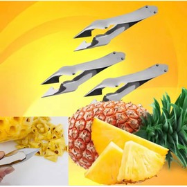 EDJAY 4-in-1 Fruit Cutter Set – Apple Slicer, Pineapple Corer, Pineapple Eye Peeler & Watermelon Cutter – Stainless Steel Kitchen Tools