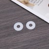 eMagTech 50Pcs PTFE White Spool Profile O-Ring Gasket For 6mm