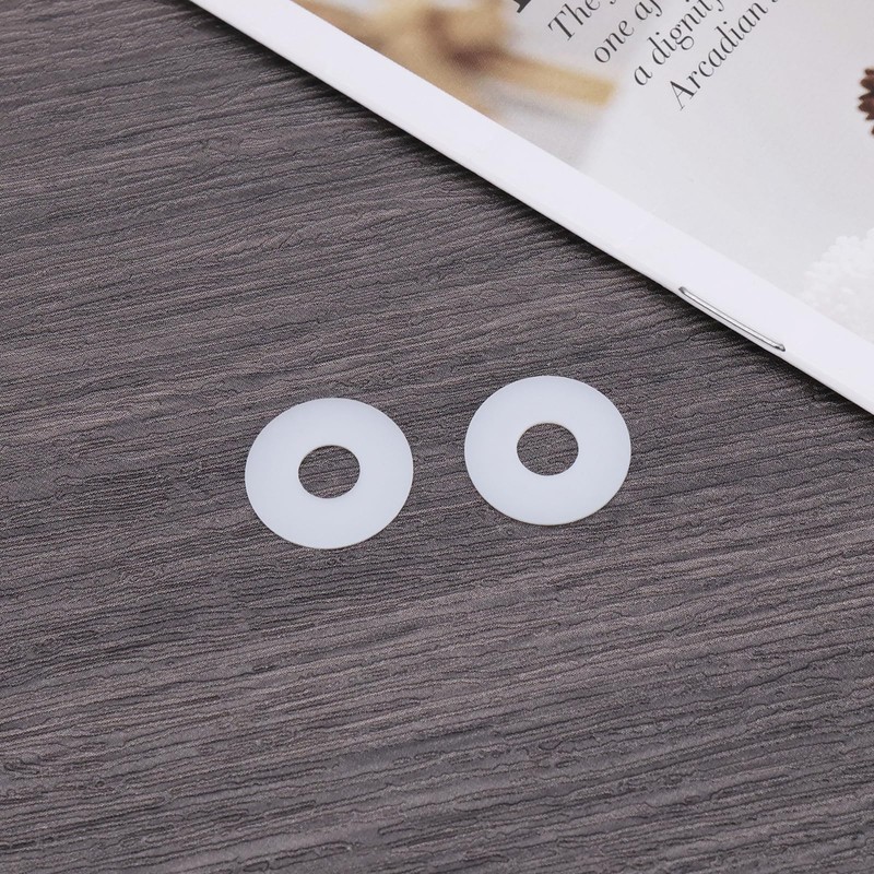 eMagTech 50Pcs PTFE White Spool Profile O-Ring Gasket For 6mm