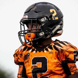 Battle Pink Football Mouth Guard with Maximum Breathability and Dental Guarantee