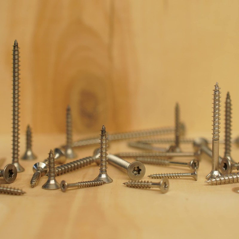 Pack of 100 4 x 12 mm A2 Stainless Steel