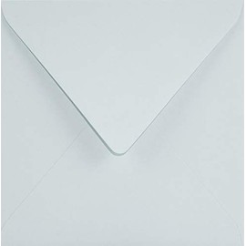 Netuno Keaykolour Grey Fog Square Envelopes 153 x 153 mm 120 g Pack of 25 Colourful Envelopes Eco High Quality Coloured Envelopes for Invitation Cards Thank You Cards Wedding Cards