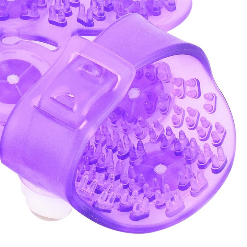 Body Massage Glove, Palm Shaped Massager Roller Ball Metal Rolling