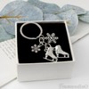 Framendino, 20 Pack Skates Snowflake Keychain Ice Skating Jewelry Skater