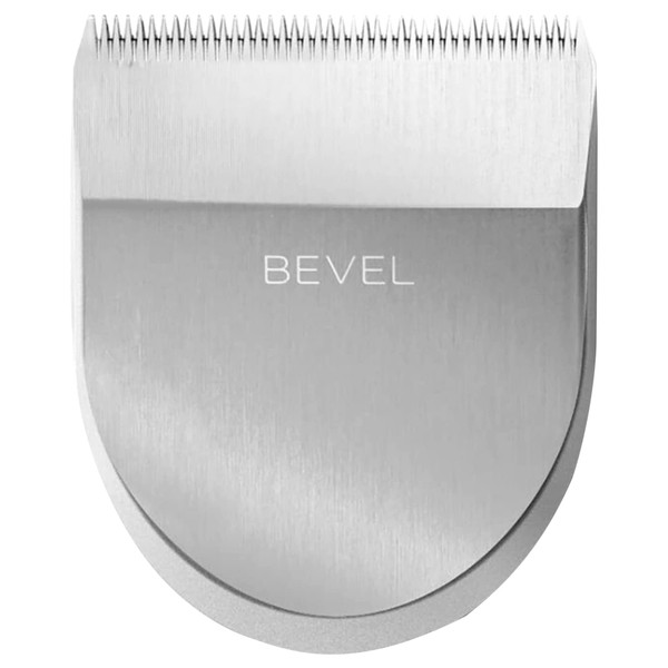 Bevel Square Trimmer Blade Attachment - Compatible with Bevel Trimmer Only, Beard Trimmer for Men, Mustache Trimmer, Cordless Face, Neck and Body Hair Trimmer Attachment Head - Silver, 1 Count