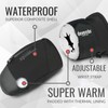 devembr Ski Mittens with Wrist Guards, Snowboarding Mittens Touchscreen, Snow