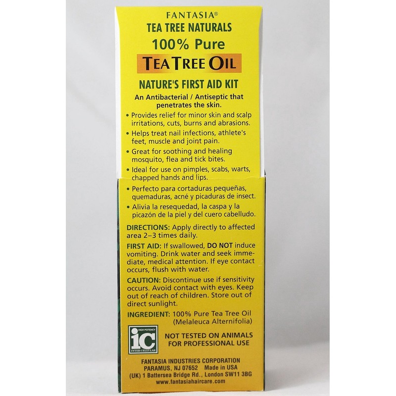 Fantasia Tea Tree 100% Pure Oil, 1 Ounce