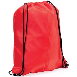 eBuyGB Drawstring Rucksack Bag, 42 cm, 1.5 L, Red, 12333