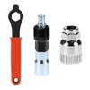 QWORK® Bicycle Crank Puller Tool Kit Crank Puller and 16mm