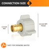25-Pack HeSun PEX Fittings, 1/2" Pex x 1/2" Female NPT