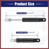 HEROFFIX 2 Pcs 4 Inch 5Ibs/22N Black Lift Supports Struts