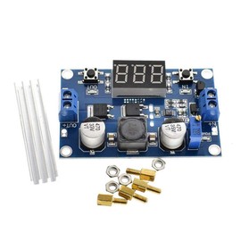 Hailege LTC1871 DC-DC Step Up Booster Voltage Regulator Converter DC 3-35V to DC 3.5-35V with LED Voltmeter DC-DC Step Up Module Power Supply Voltage Regulator