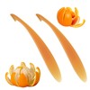 Orange Peeler,2 PCS Orange Peeler Tool, Long Handled Speed Peelers,