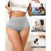 ORLAROY Womens Cotton Underwear Tummy Control High Waisted Full Coverage