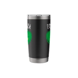 Brazil Flag Heart Fortaleza City Stainless Steel Insulated Tumbler