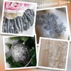 SUNNYCLUE 120G Sequin Paillettes Silver Flat Round Sequins Bulk 6mm