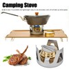 Camping Stove Windproof Vaporizable Portable Liquid Spirit Stove with Stand