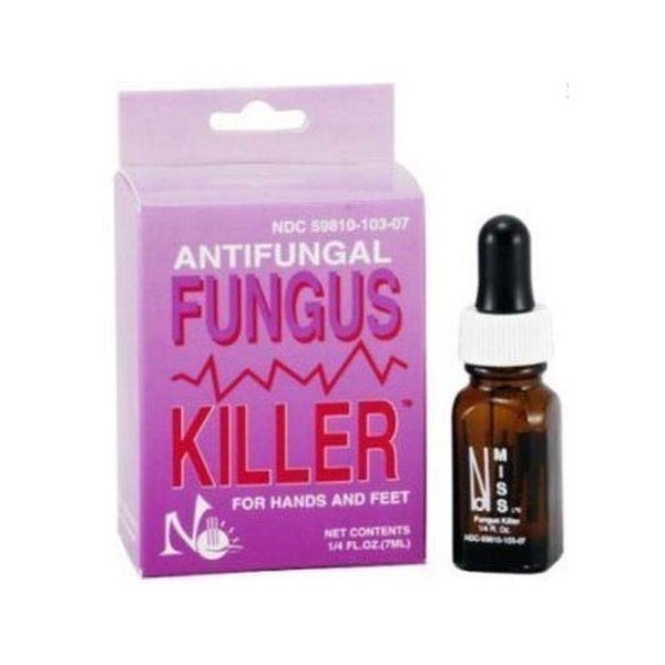 No Miss Antifungal Fungus Killer 1/4oz/7ml Full Size 3 Packs Made in USA