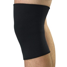 Medline ORT23210XL Closed Patella Knee Supports, X-Large, Black